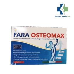 Fara Osteomax - Hỗ trợ hấp thu canxi giúp phát triển xương